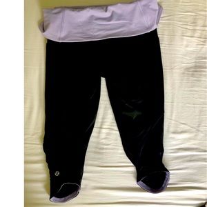 Lululemon 🍋Crop Leggings - Run “Nothing to Hide”